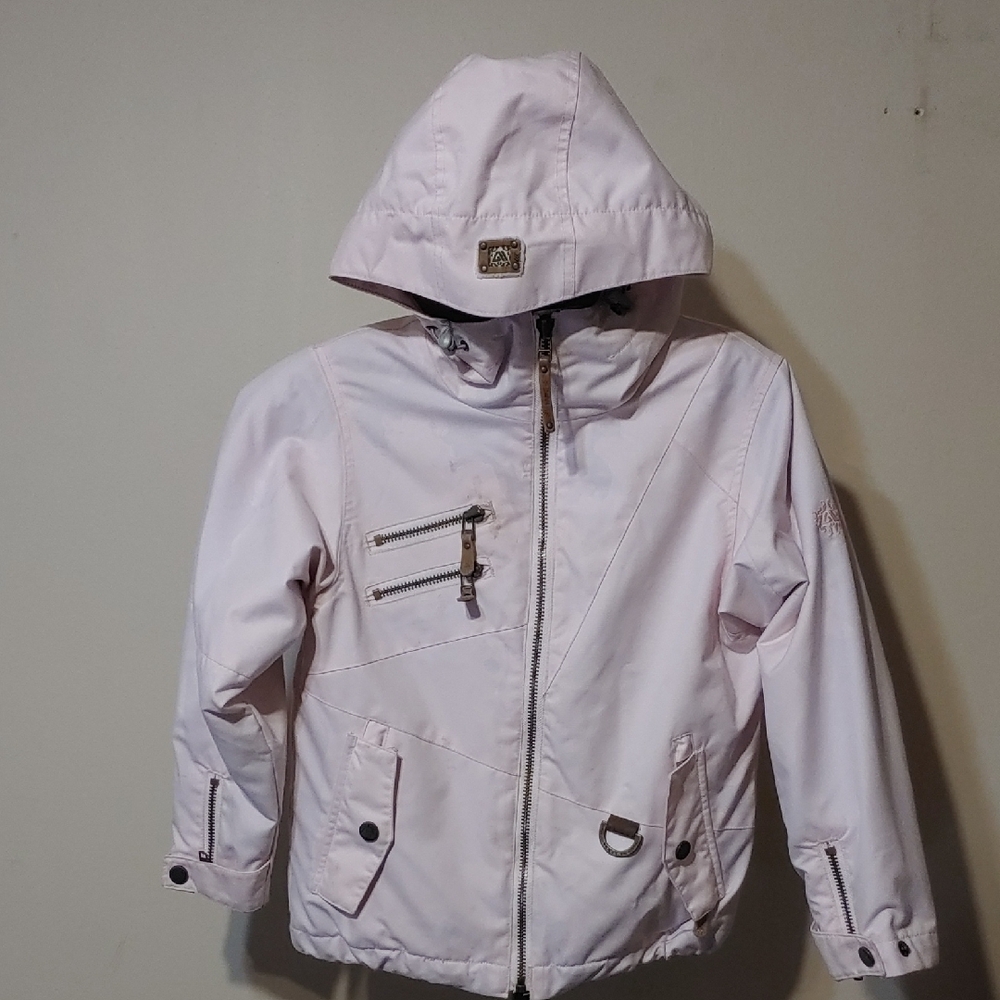 Allyance Girls Pink Lightweight Ski Jacket Size Medium
